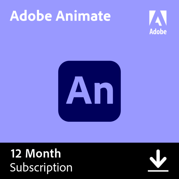 Adobe Animate 12 Month Subscription