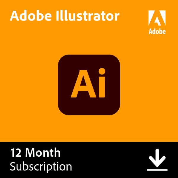 Adobe Illustrator 12 Month Subscription