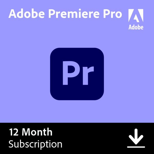 Adobe Premiere Pro 12 Month Subscription